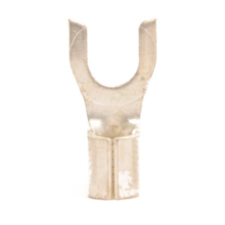 Ks Fork Terminal, 1/4 in Stud Size, 6 AWG, 600 V, 100 PK 10726